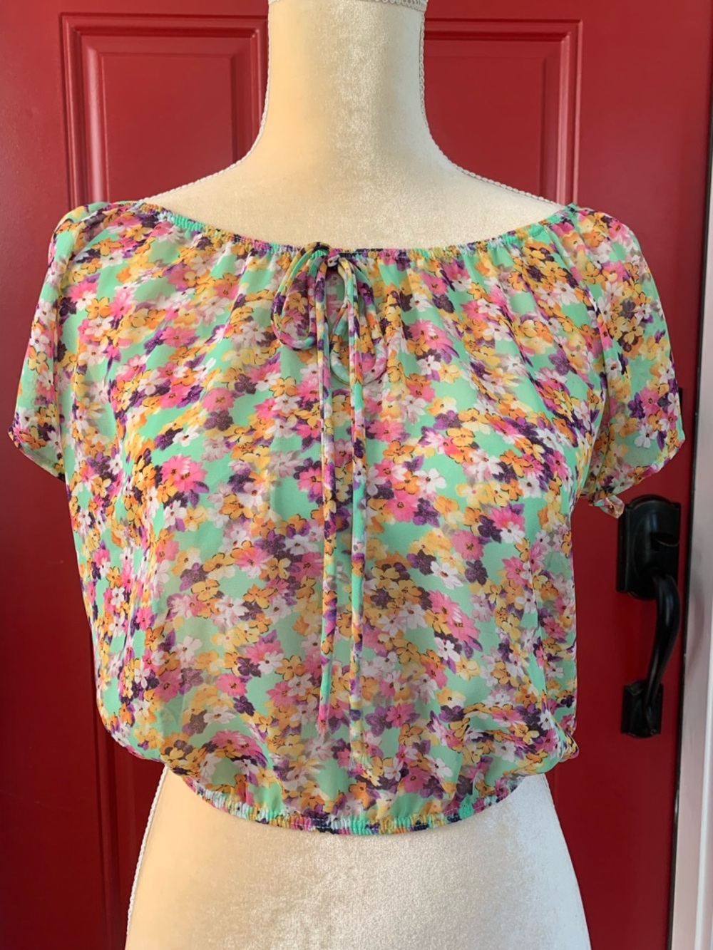 Light Summer Flowered Shirt